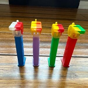“Whistles” PEZ Candy Dispensers - Lot of (4) Vintage
